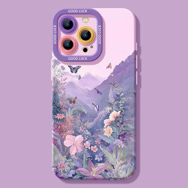 Butterfly Soft Phone Case For iPhone