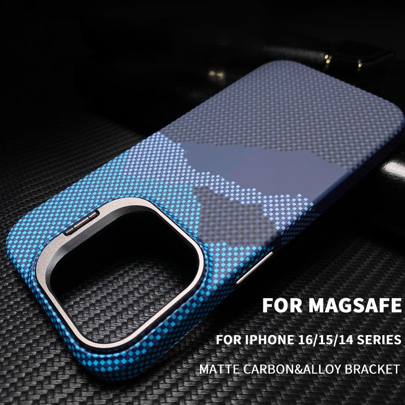 Luxury Matte Carbon Magnetic Slim Case For iPhone