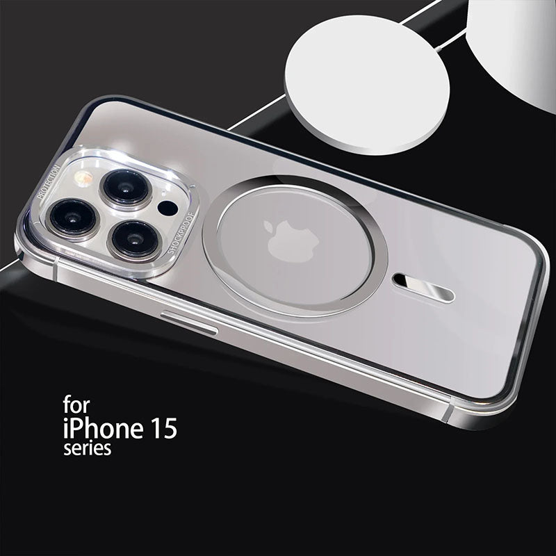 Magnetic Metal Frame Phone Case For IPhone