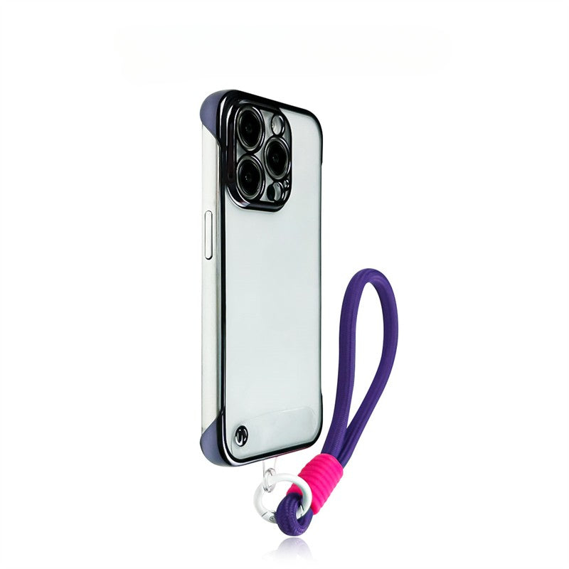 Ultra-thin Transparent Borderless Mobile Phone Case For iPhone