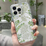 Abstract Plants Flower Phone Case For iPhone
