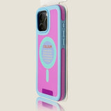 Contrast Color Magnetic Phone Case For iPhone