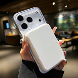 Slim Clear Transparent Magnetic Hard PC Case For iPhone