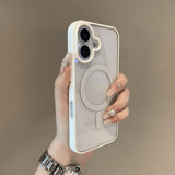 Transparent Wireless Charging Anti-fall Phone Case For iPhone