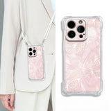 Butterfly Silicone Crossbody Phone Case For iPhone