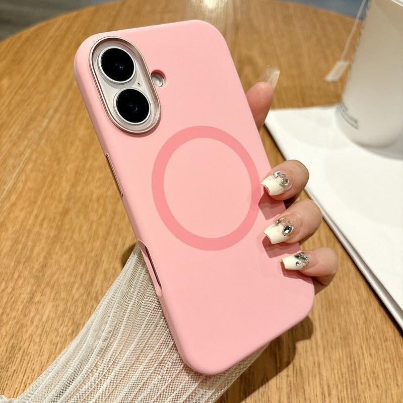 Liquid Silicone Magnetic Phone Case For iPhone