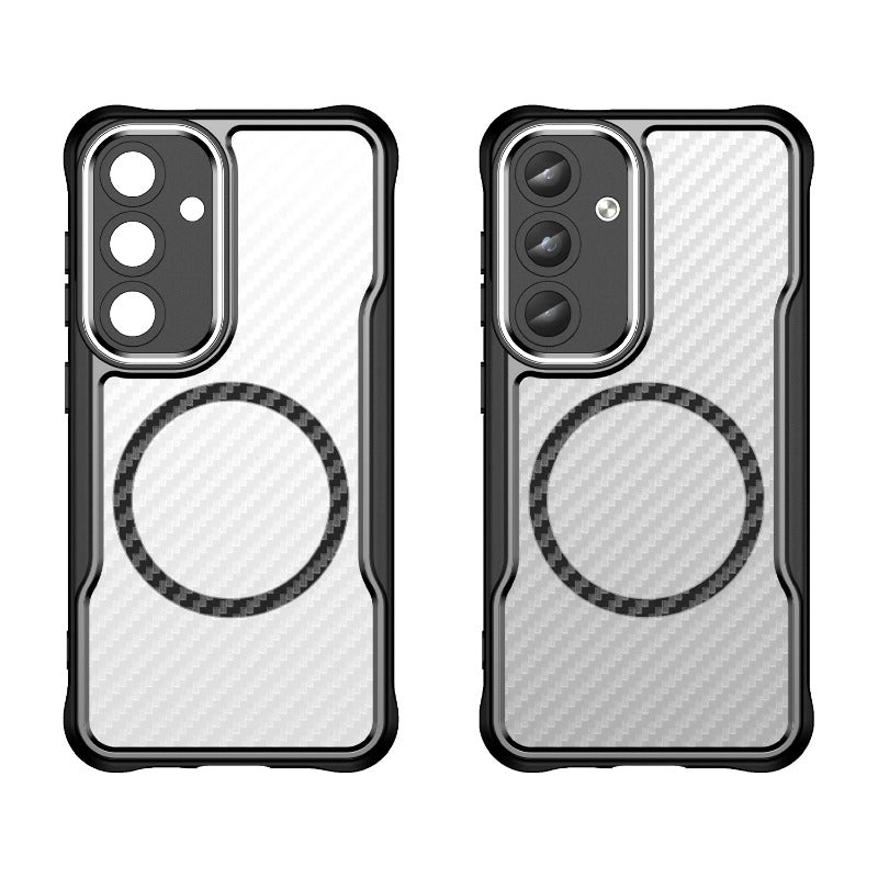 Carbon Fiber Texture Shockproof Phone Case For Samsung