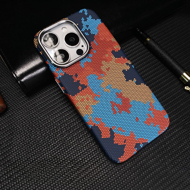 Metal Lens Magnetic Phone Case For iPhone