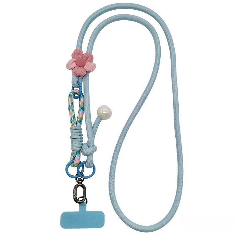 Flower-patterned Crossbody Multi-functional Neck Strap