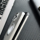 Aluminum Alloy Frameless Magsafe Magnetic Holder Phone Case For iPhone