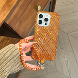 Diamond-encrusted Phone Case For iPhone