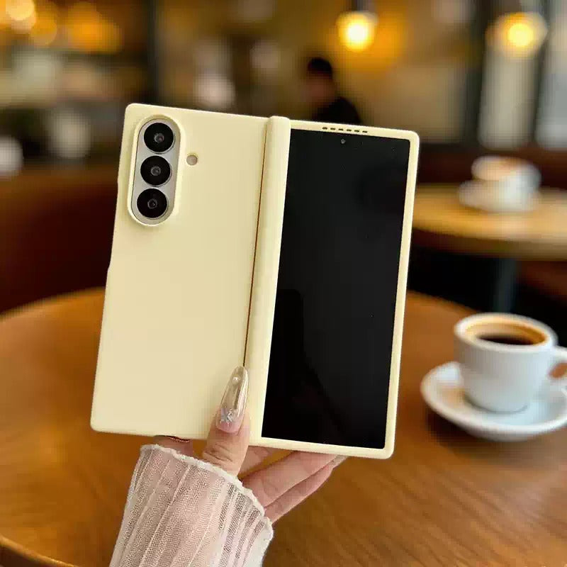 Solid Color Frosted Magnetic Phone Case For Samsung Z FOLD 7 6 5 4