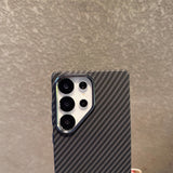 Striped Magnetic Phone Case For Samsung
