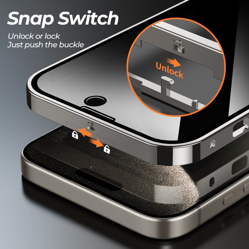 Metal Snap Buckle Magnetic Case for IPhone