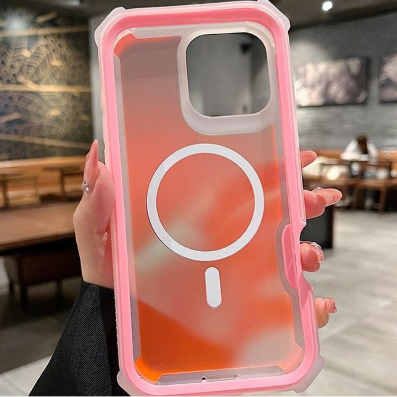 Electroplating Magnetic Phone Case For iPhone