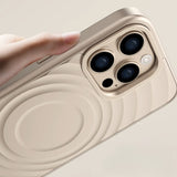 Wave Liquid Silicone Magnetic Phone Case For iPhone