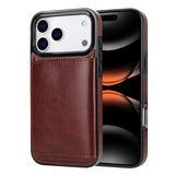 Leather Case with Card Slot and Stand For iPhone