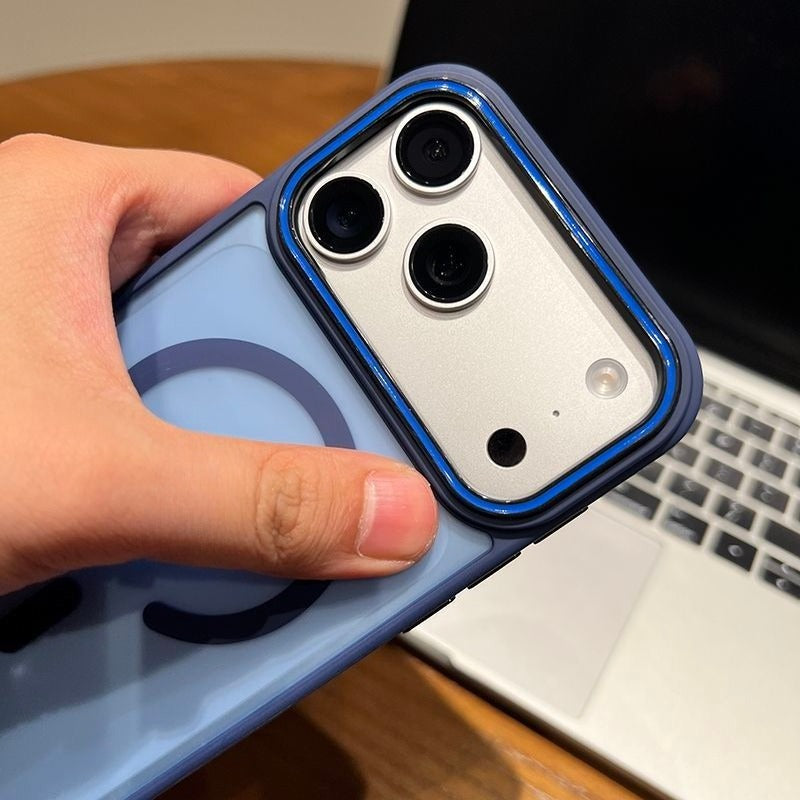 Frosted Magnetic Phone Case For iPhone