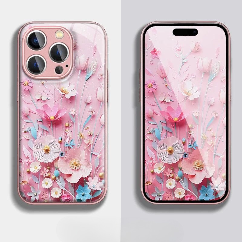 Floral Phone Case For iPhone