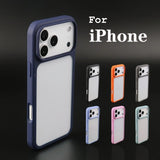 Clear Soft TPU Frame Anti-drop  Case For iPhone