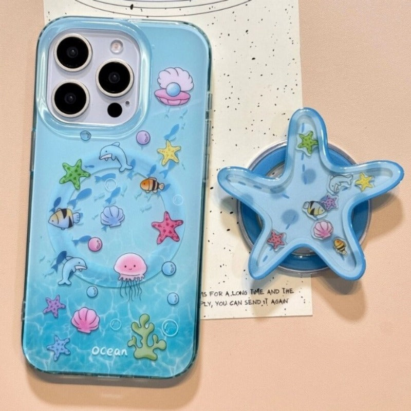 Shell Star Phone Case For iPhone