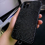 Bling Rhinestone Gem Diamond Soft Phone Case For iPhone