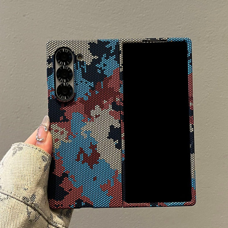 Ultra-thin Camouflage Mobile Phone Case For Samsung Z Fold