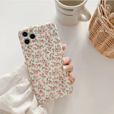 Cute Rose Floral Phone Case For iphone