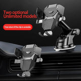 Retractable Horizontal And Vertical Air Vents Dashboard Suction Cup Navigation Universal Vehicle Mounted Phone Holder