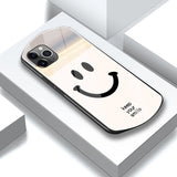 iPhone용 고급 타원형 강화 유리 휴대폰 케이스 